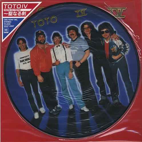 Toto Toto IV - obi stickered picture disc LP (vinyl picture disc album) Japanese TOTPDTO390434