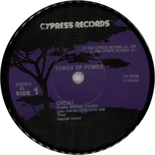 Tower Of Power Credit 7" vinyl single (7 inch record / 45) UK TO807CR644025