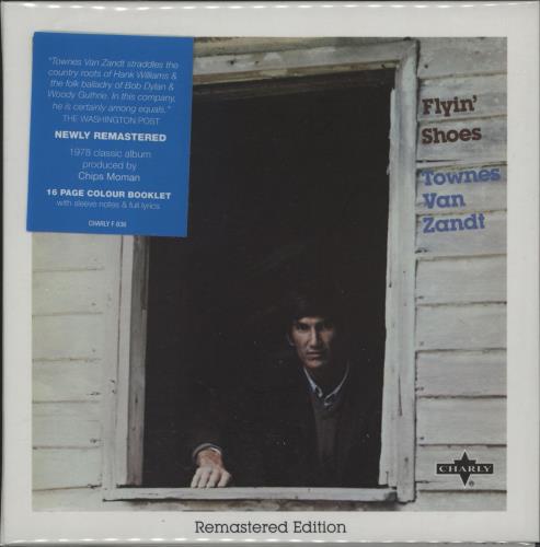 Townes Van Zandt Flyin' Shoes CD album (CDLP) UK TVZCDFL763799