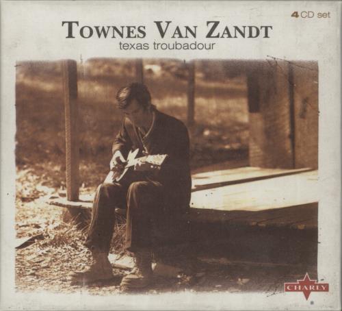 Townes Van Zandt Texas Troubadour 4-CD album set UK TVZ4CTE506853