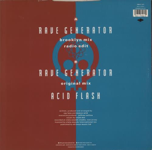 Toxic Two Rave Generation 12" vinyl single (12 inch record / Maxi-single) UK XVX12RA880543
