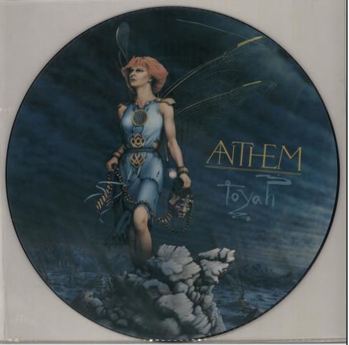 Toyah Anthem + insert picture disc LP (vinyl picture disc album) UK TYHPDAN21661