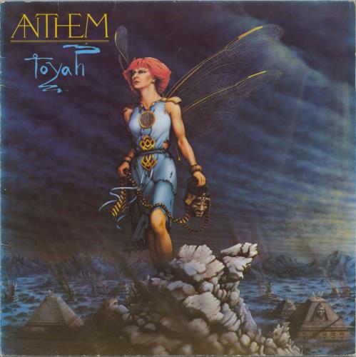 Toyah Anthem - Autographed vinyl LP album (LP record) German TYHLPAN789755