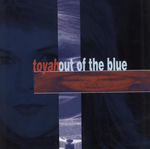 Toyah Out Of The Blue - Autographed 12" vinyl single (12 inch record / Maxi-single) UK TYH12OU862000