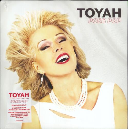 Toyah Posh Pop - Grey Vinyl + Autographed Print - Sealed vinyl LP album (LP record) UK TYHLPPO781674