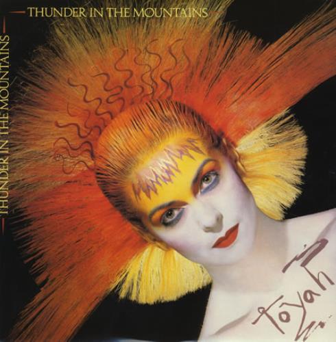 Toyah Thunder In The Mountains 12" vinyl picture disc (12 inch picture record) UK TYH2PTH74250