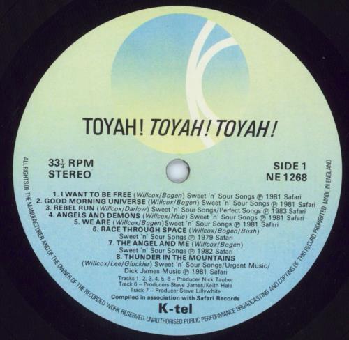 Toyah Toyah! Toyah! Toyah! (All The Hits) vinyl LP album (LP record) UK TYHLPTO550815