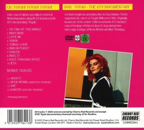 Toyah Toyah! Toyah! Toyah! - Sealed 2-disc CD/DVD set UK TYH2DTO790247
