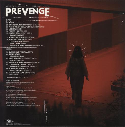 Toydrum Prevenge - Blood Milk Vinyl - Autographed vinyl LP album (LP record) UK 121LPPR879182
