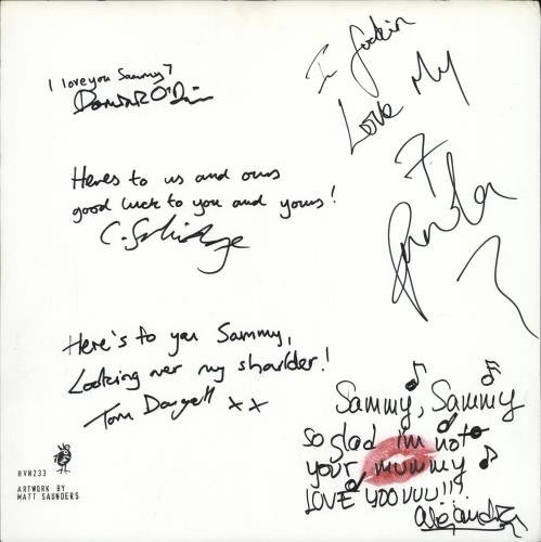 Toy Left Myself Behind - Numbered & Autographed 12" vinyl single (12 inch record / Maxi-single) UK XP112LE765228