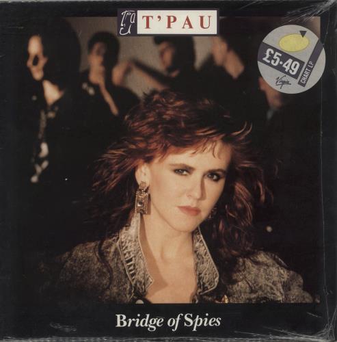 T'Pau Bridge Of Spies - shrink vinyl LP album (LP record) UK TPALPBR874811