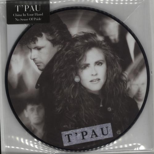 T'Pau China In Your Hand 7" vinyl picture disc (7 inch picture disc single) UK TPA7PCH662355