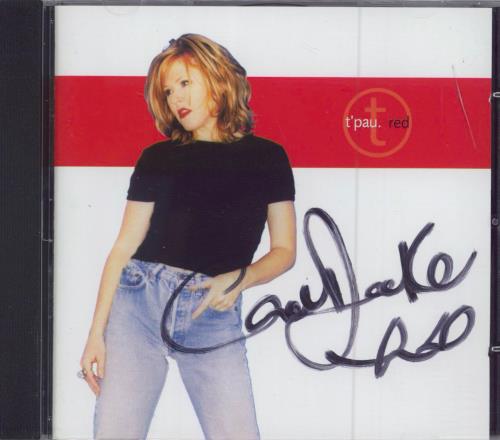 T'Pau Red - Autographed CD album (CDLP) UK TPACDRE788000