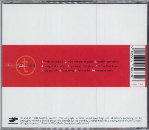 T'Pau Red - Autographed CD album (CDLP) UK TPACDRE788000