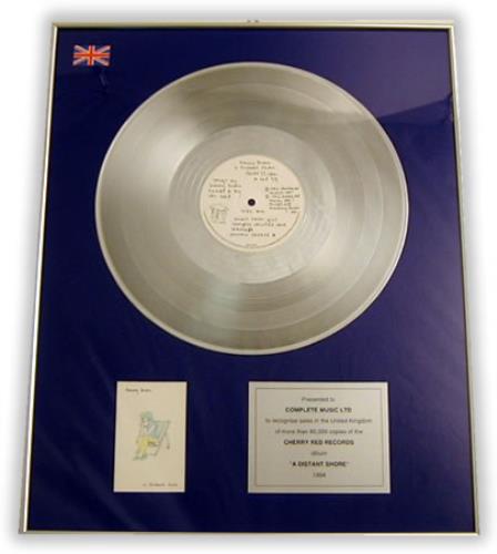 Tracey Thorn A Distant Shore in-house award disc UK TYTAIAD403299