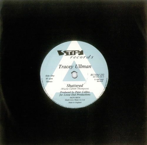 Tracey Ullman Shattered 7" vinyl single (7 inch record / 45) UK ULL07SH43364