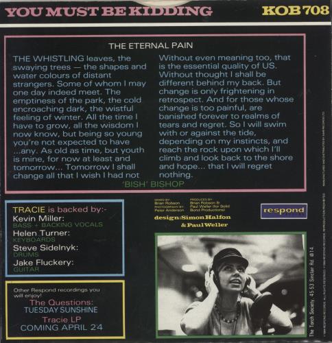 Tracie Souls On Fire 7" vinyl single (7 inch record / 45) UK TAC07SO177593