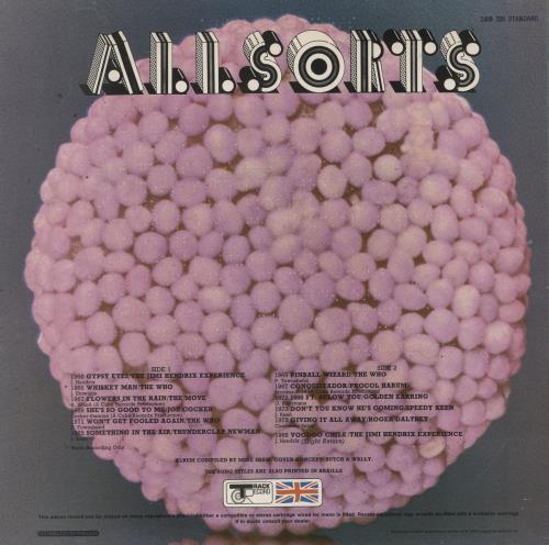 Track Records Aniseed Allsorts vinyl LP album (LP record) UK 5TRLPAN308425