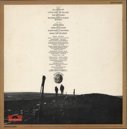 Tractor Tractor - 1st vinyl LP album (LP record) UK TK0LPTR361549