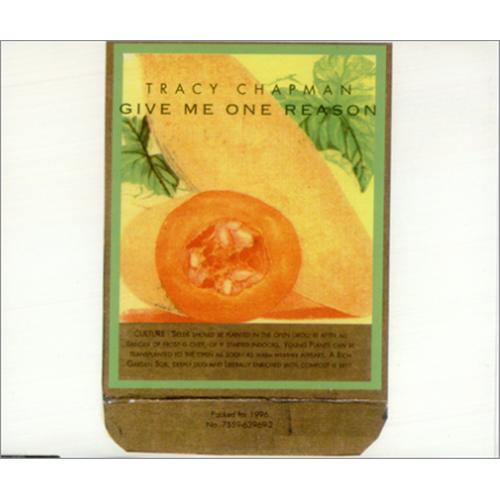 Tracy Chapman Give Me One Reason CD single (CD5 / 5") UK TRAC5GI98244