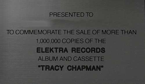 Tracy Chapman Tracy Chapman award disc US TRAAWTR168247