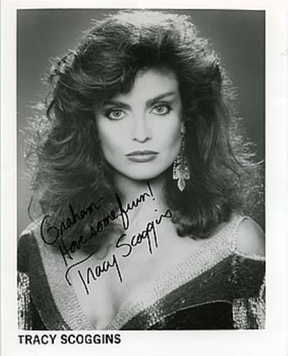 Tracy Scoggins Autographed Publicity Photograph photograph US TC7PHAU285304