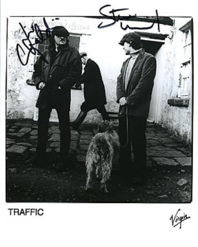 Traffic Autographed Photo photograph UK TRFPHAU310106