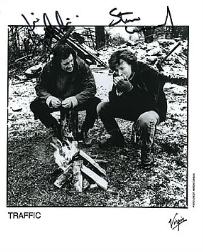 Traffic Autographed Photo photograph UK TRFPHAU310107