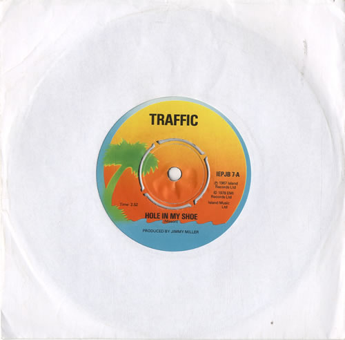 Traffic Hole In My Shoe - Jukebox 7" vinyl single (7 inch record / 45) UK TRF07HO606298