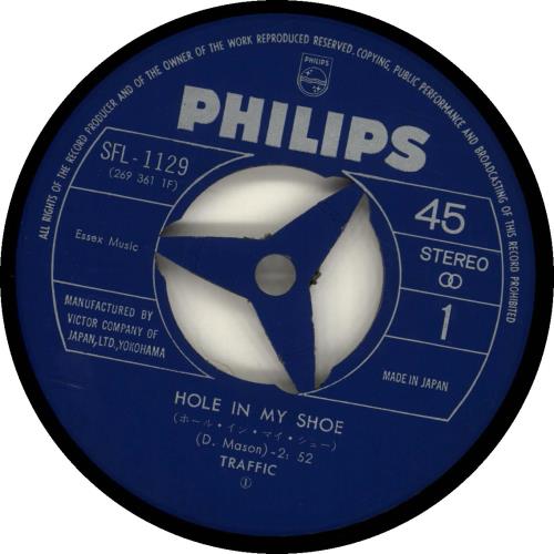 Traffic Hole In My Shoe 7" vinyl single (7 inch record / 45) Japanese TRF07HO688906