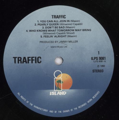 Traffic Traffic vinyl LP album (LP record) UK TRFLPTR892098