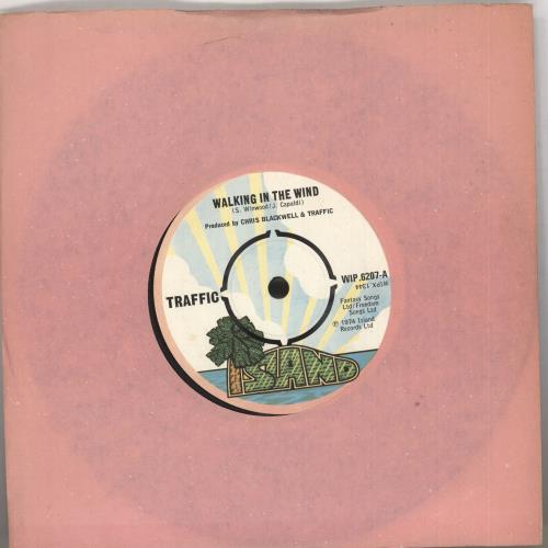Traffic Walking In The Wind 7" vinyl single (7 inch record / 45) UK TRF07WA116016