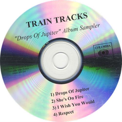 Train Drops Of Jupiter - Album Sampler CD-R acetate Canadian TR.CRDR193936