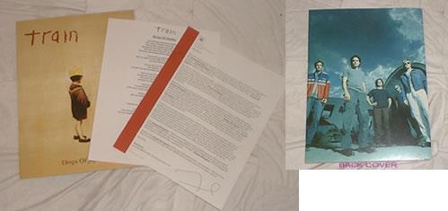 Train Drops Of Jupiter media press pack US TR.PPDR198013
