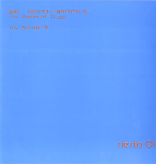 Tramway West Country Hospitality 7" vinyl single (7 inch record / 45) Spanish TR107WE557983
