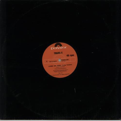 Trans X Living On Video (Long Version) 12" vinyl single (12 inch record / Maxi-single) German TSX12LI652864
