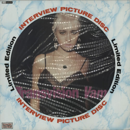 Transvision Vamp Interview Picture Disc picture disc LP (vinyl picture disc album) UK TVVPDIN41465