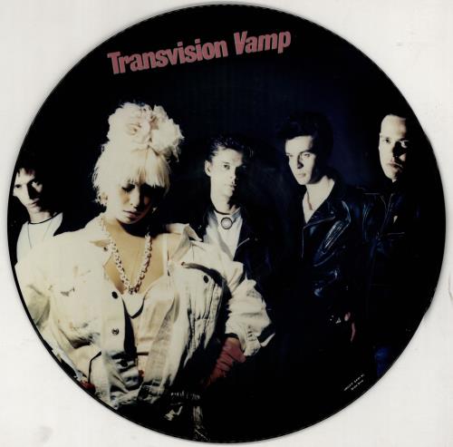 Transvision Vamp Pop Art picture disc LP (vinyl picture disc album) UK TVVPDPO30283