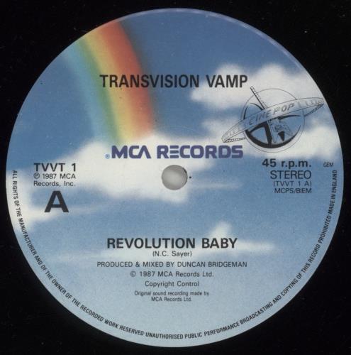 Transvision Vamp Revolution Baby 12" vinyl single (12 inch record / Maxi-single) UK TVV12RE428726
