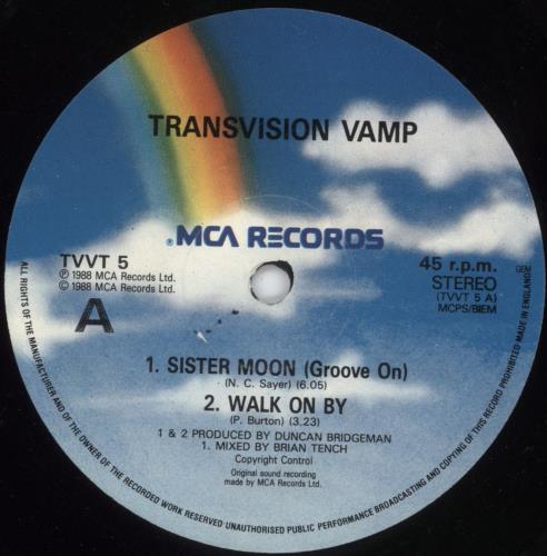 Transvision Vamp Sister Moon 12" vinyl single (12 inch record / Maxi-single) UK TVV12SI27398