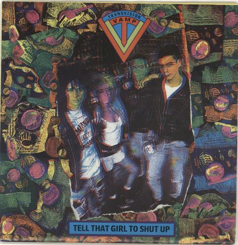 Transvision Vamp Tell That Girl To Shut Up 7" vinyl single (7 inch record / 45) UK TVV07TE691597