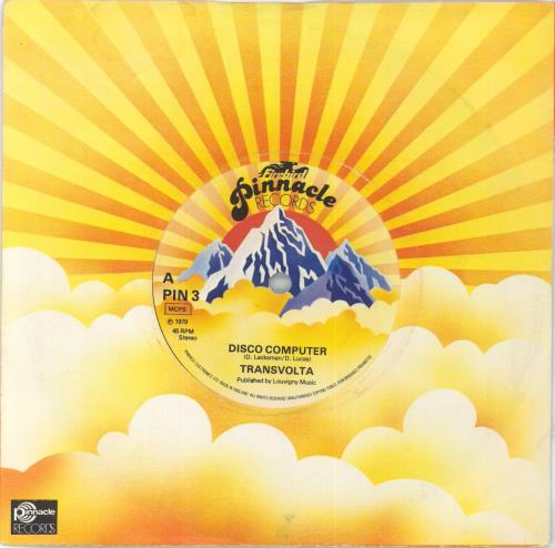 Transvolta Disco Computer 7" vinyl single (7 inch record / 45) UK 55X07DI817738