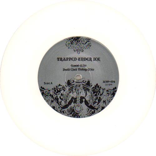 Trapped Under Ice Split - White Vinyl 7" vinyl single (7 inch record / 45) US XXC07SP656163