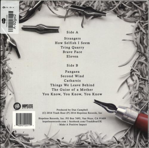 Trash Boat Nothing I Write You Can Change What You've Been Through - 2nd vinyl LP album (LP record) US 55CLPNO865293