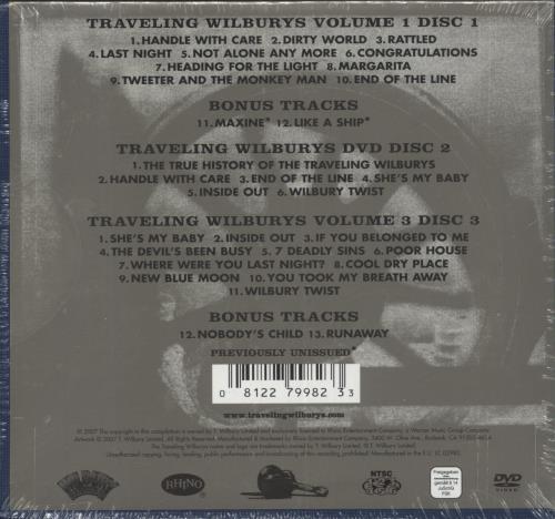 Traveling Wilburys Collection - 2nd - Sealed 3-disc CD/DVD Set UK TRV3DCO422179