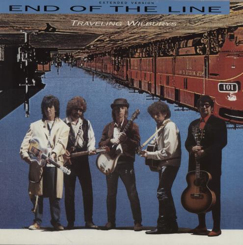 Traveling Wilburys End Of The Line 12" vinyl single (12 inch record / Maxi-single) UK TRV12EN24328