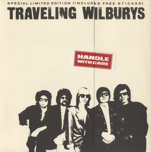 Traveling Wilburys Handle With Care With Carrier Bag 7" vinyl single (7 inch record / 45) UK TRV07HA102595