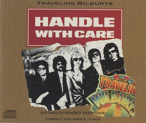 Traveling Wilburys Handle With Care 3" CD single (CD3) UK TRVC3HA15918