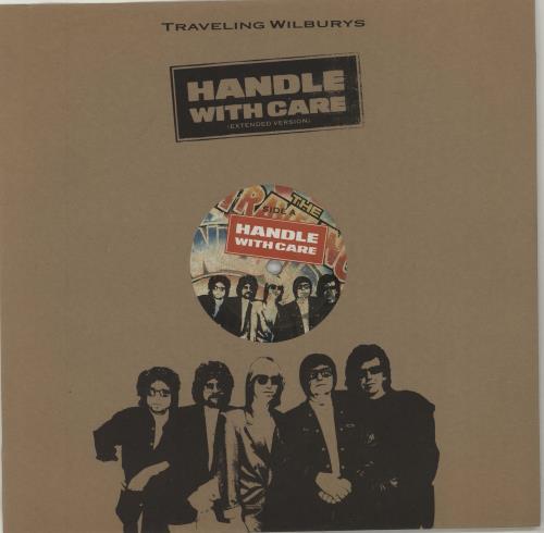 Traveling Wilburys Handle With Care 10" vinyl single (10 inch record) UK TRV10HA24327