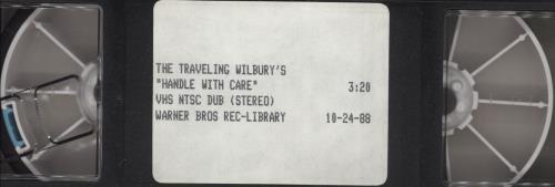 Traveling Wilburys Handle With Care video (VHS or PAL or NTSC) US TRVVIPR290571